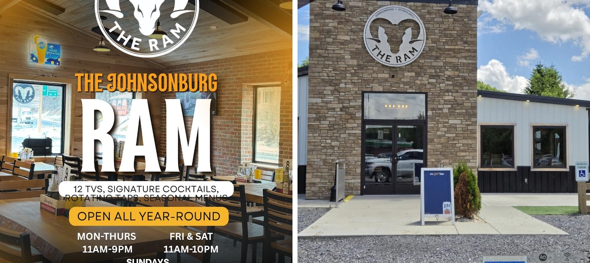 The Ram Sports Bar & Grill Menu