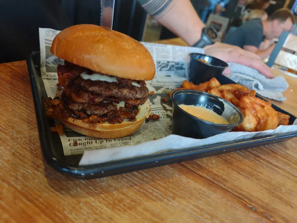 Bacon Ram Jam Smash Burger