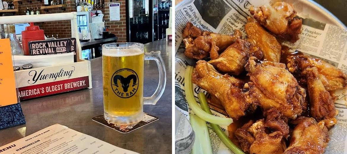 The Ram Sports Bar & Grill Menu