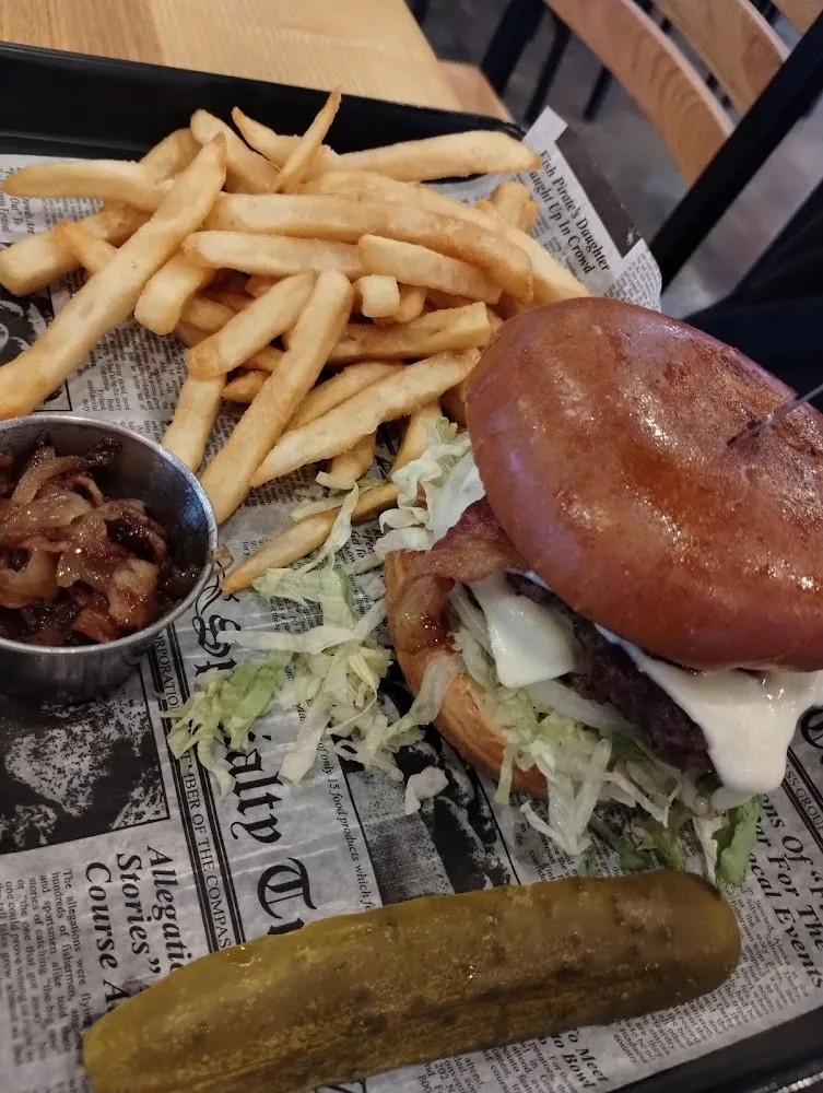 Swiss Mushroom Burger